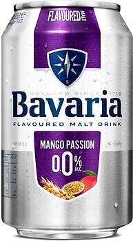 Фото Bavaria Mango Passion Malt 0.0% ж/б 0.33 л