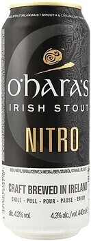 Фото O'Hara's Irish Stout Nitro 4.3% ж/б 0.44 л