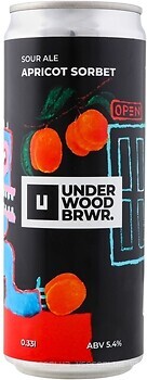 Фото Underwood Brewery Apricot Sorbet 5.4% ж/б 0.33 л