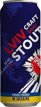 Фото Правда Lviv Stout 6% ж/б 0.33 л