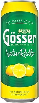 Фото Gosser Natur Radler 2% ж/б 0.5 л