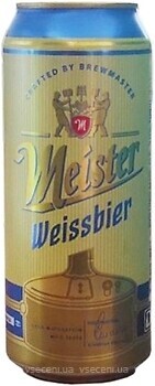 Фото Meister Weissbier 5% ж/б 0.5 л