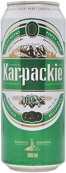 Фото Karpackie Pils 4% ж/б 0.5 л