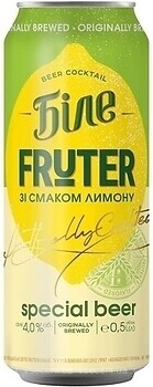 Фото Чернігівське Біле Fruter зі смаком лимону 4% ж/б 0.5 л