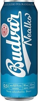 Фото Budweiser Budvar Nealko 0.5% ж/б 0.5 л
