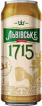 Фото Львівське 1715 4.5% ж/б 0.48 л