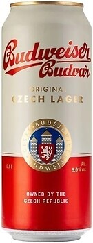 Фото Budweiser Budvar Original Czech Lager 5% ж/б 0.5 л