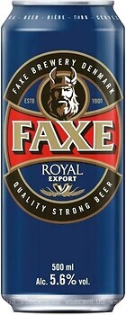 Фото Faxe Royal Export 5.6% ж/б 0.5 л