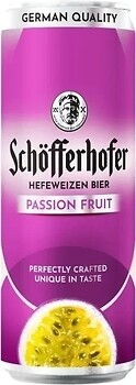 Фото Schofferhofer Hefeweizen Passion Fruit 2.5% ж/б 0.33 л