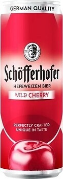 Фото Schofferhofer Hefeweizen Wild Cherry 2.5% ж/б 0.33 л