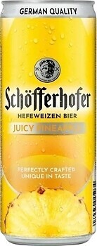 Фото Schofferhofer Hefeweizen Juicy Pineapple 2.5% ж/б 0.33 л