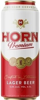 Фото Horn Premium 5% ж/б 0.5 л