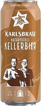 Фото Karlsbrau Kellerbier 5.2% ж/б 0.5 л