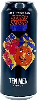 Фото Ten Men Brewery Berry Blood: Lingonberry & Orange 4.6% ж/б 0.5 л
