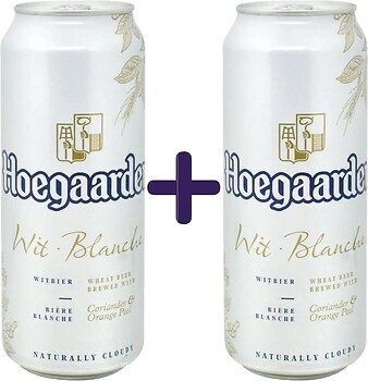 Фото HoeGaarden Wit-Blanche 4.9% ж/б 2x0.5 л