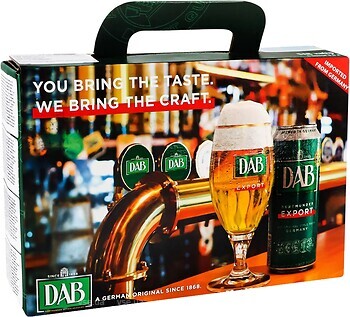 Фото DAB Dortmunder Export, Wheat Beer, Maibock, Ultimate Light ж/б 4x0.5 л