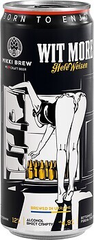 Фото Волинський Бровар Wit More Hefe Weizen 4.9% ж/б 0.33 л