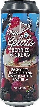 Фото Funky Fluid Gelato: Berries & Cream 0% ж/б 0.5 л