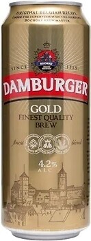 Фото Damburger Gold 4.2% ж/б 0.5 л