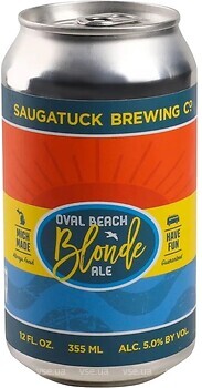 Фото Saugatuck Oval Beach Blonde 5% ж/б 0.355 л