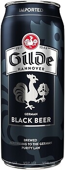 Фото Gilde Black Beer 5% ж/б 0.5 л