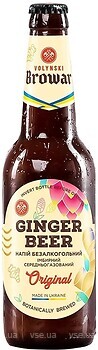 Фото Волинський Бровар Ginger Beer 0% 0.35 л