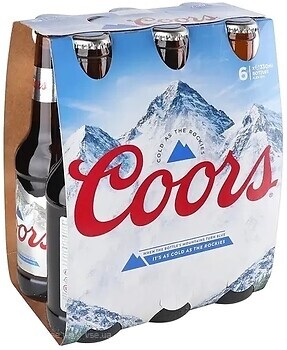 Фото Coors Lager 4.3% 6x0.33 л