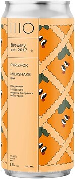 Фото Sho Brewery Pyrizhok Milkshake IPA 6% ж/б 0.33