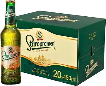 Фото Staropramen Светлое 4.2% 20x0.45 л
