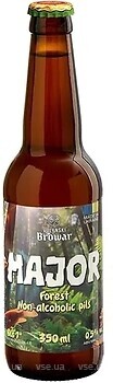 Фото Волинський Бровар Major 0% 0.35 л