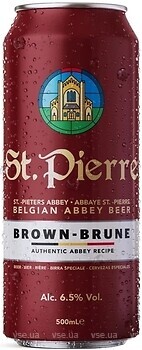Фото St.Pierre Brune 6.5% ж/б 24x0.5 л