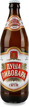 Фото Душа Пивовара Світле 4.2% 0.5 л