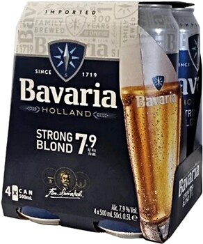 Фото Bavaria Strong Blond 7.9% ж/б 4x0.5 л