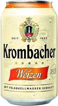 Фото Krombacher Weizen 5.3% ж/б 24x0.33 л