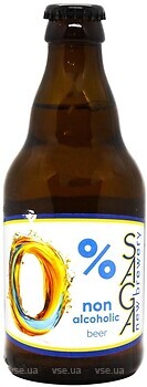Фото Saga Non Alcoholic 0% 0.33 л