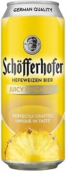 Фото Schofferhofer Hefeweizen Juicy Pineapple 2.5% ж/б 0.5 л
