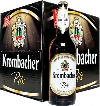 Фото Krombacher Pils 4.8% 12x0.5 л