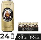 Фото Franziskaner Hefe-Weissbier Naturtrub 5% ж/б 24x0.5 л