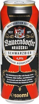 Фото Kauerndorfer Schwarzbier 4.9% ж/б 0.5 л