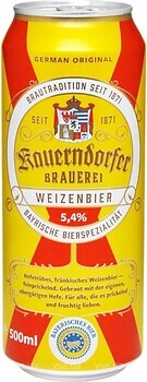 Фото Kauerndorfer Weizenbier 5.4% ж/б 0.5 л