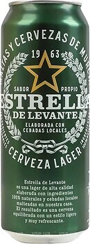 Фото Estrella de Levante 4.8% ж/б 0.5 л