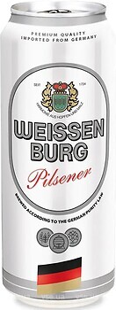 Фото Weissenburg Pilsener 5% ж/б 0.5 л