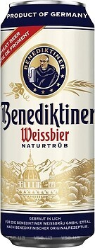 Фото Benediktiner Weissbier 5.4% ж/б 4x0.5 л