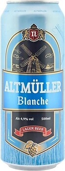 Фото Полтава Altmuller Blanche 4.9% ж/б 12x0.5 л