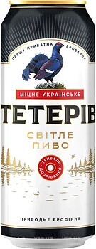 Фото Перша приватна броварня Тетерів Світле 7% ж/б 0.5 л