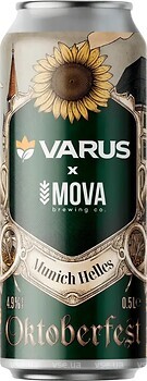 Фото Mova Helles Oktoberfest 4.9% ж/б 0.5 л