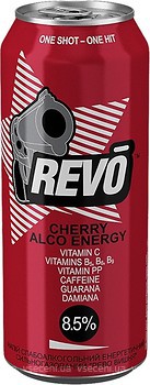 Фото Revo Cherry Alco Energy 8.5% ж/б 0.5 л