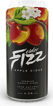 Фото Fizz Apple Cider 4.5% ж/б 0.5 л