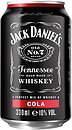Фото Belgium Manufactured Jack Daniels Whiskey-Cola ж/б 10% 0.33 л