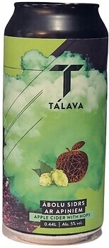 Фото Talava Apple Cider Semisweet with IPA Hops 5% ж/б 0.44 л